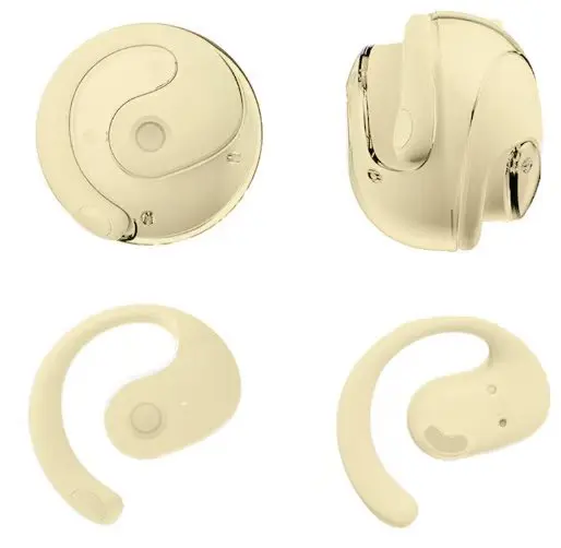 New feature small coconut ball TWS Bluetooth headset ear-mounted OPEN6 super lon