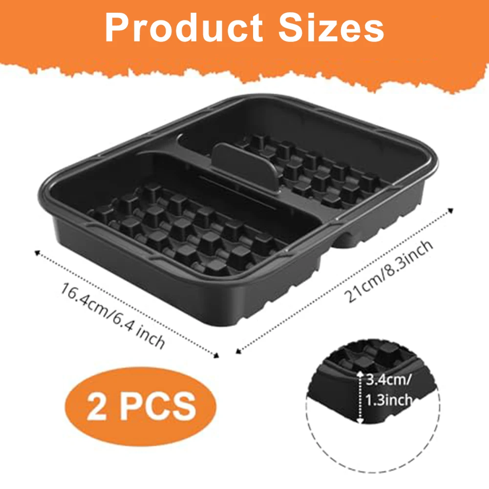 

Pack of 2 Hot Air Fryer Double Waffle Insert Accessories Compatible with AF400EU AF451EU AF500DE SL400EU Silicone