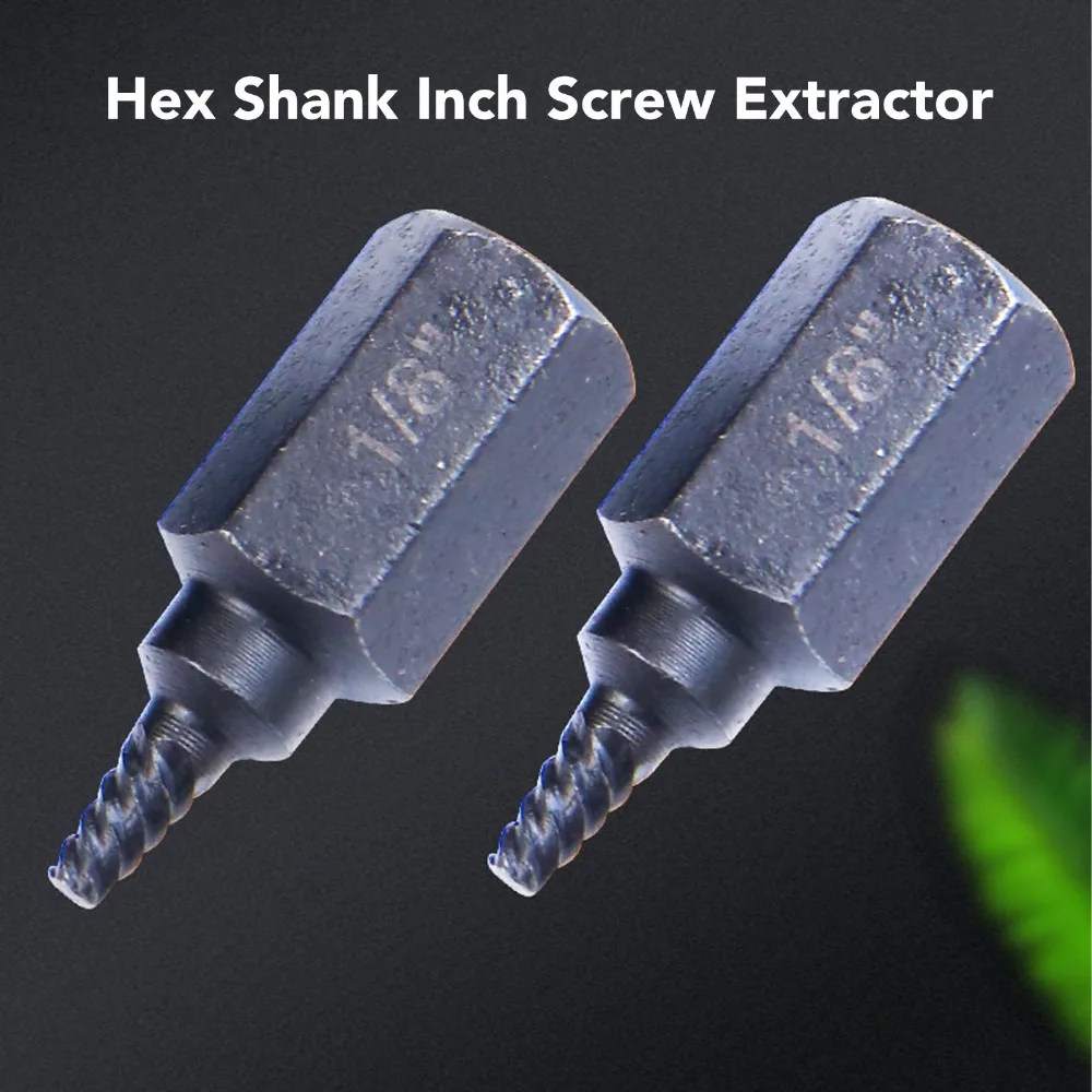 25pcs Multi-Spline Screw Extractor Set Hex Shank Hand Tool Compatible Bolt Remover Tool Power Tool Compatible