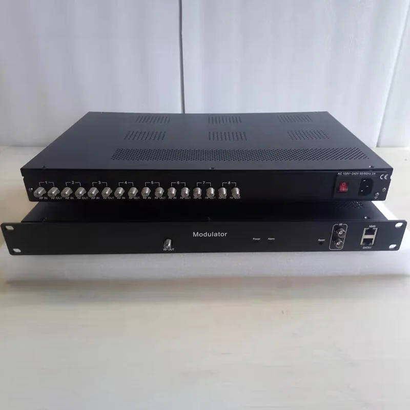 Dibview OTV-TM8 ASI Attrezzatura frontale digitale multicanale 4 o 8 Sintonizzatore DVB-T2 a RF DVBT DVBC QAM Remodulatore