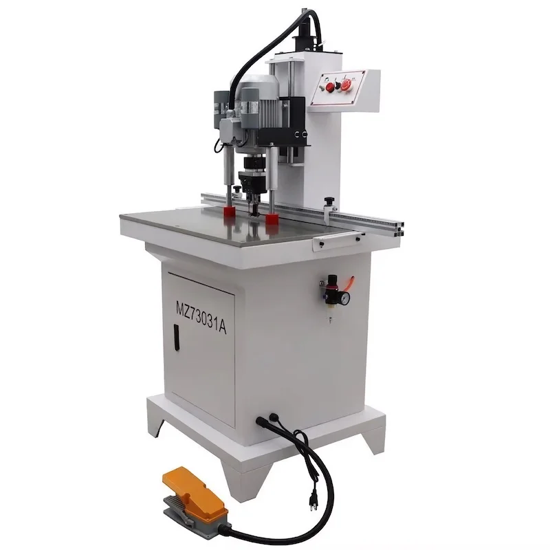 1500W 110V Pneumatic Hinge Boring and Insertion Machine Wooden Hinge Punching Rubber Product Making Machinery
