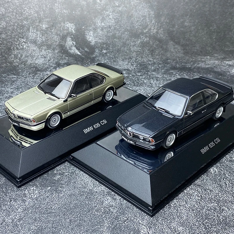 1/43 BMW M635CSi diecast alloy simulation static car model, children\'s collection of decorative toys, holiday gifts for children