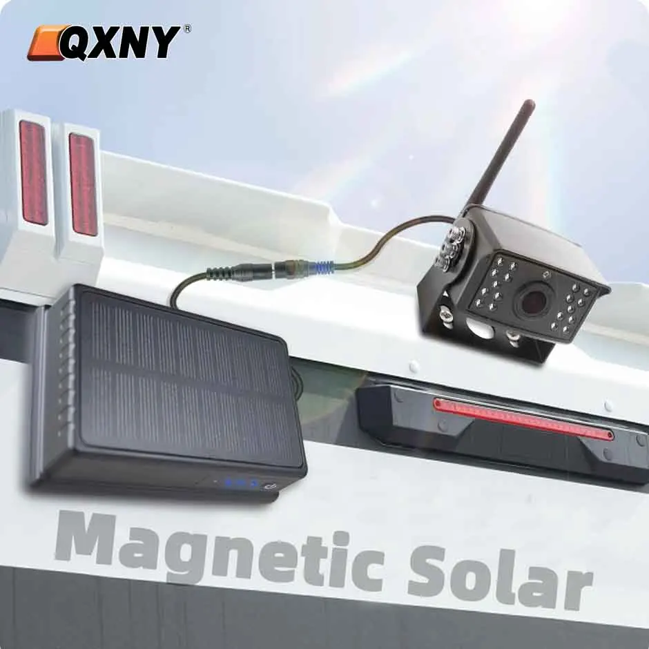 Solar Magnetic Portable Battery Waterproof Mobile 12V Power Bank supply For WiFi  Wireless Backup Rear Camera Outdoors CCTV