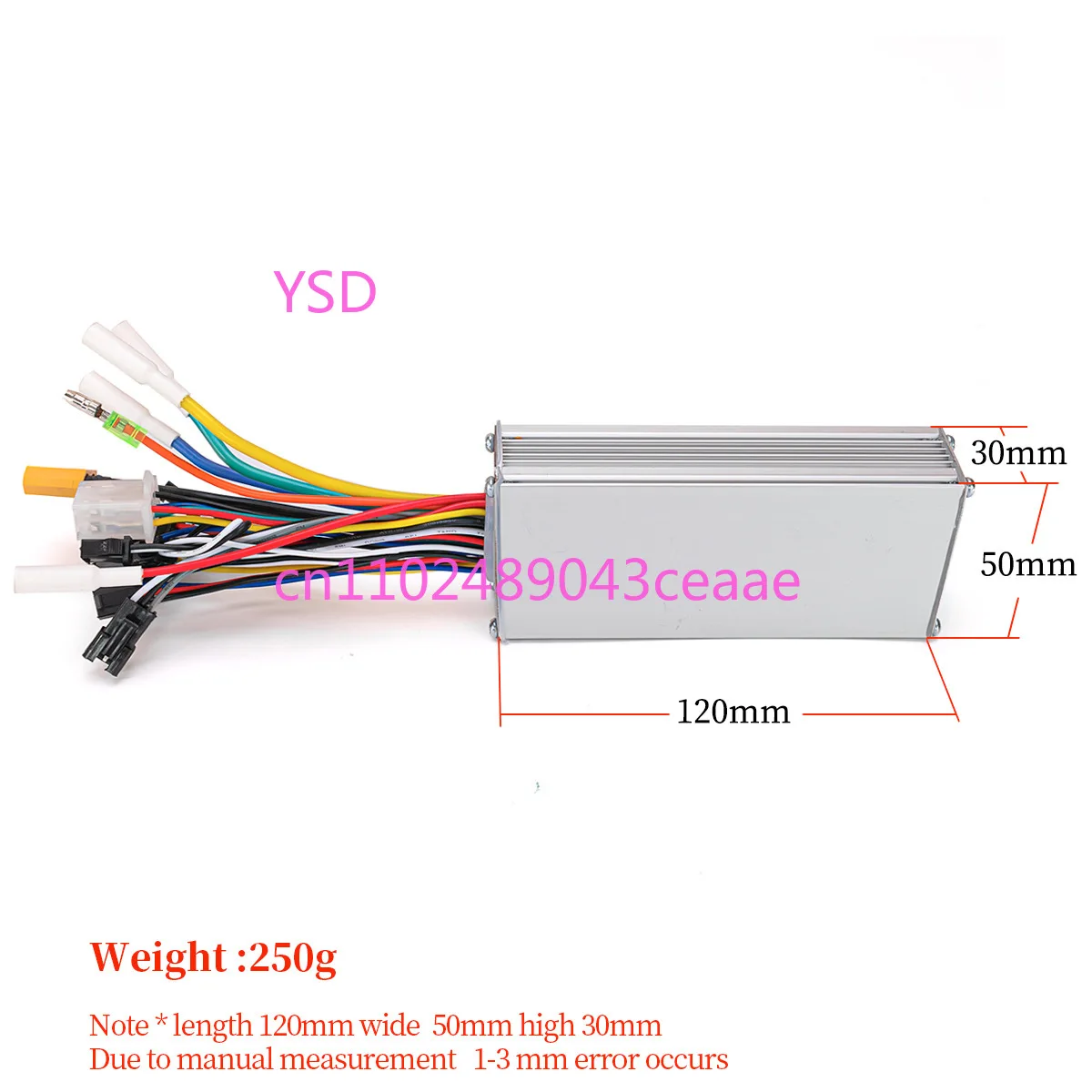 36V 48V 500W Brushless Motor Controller Lithium Battery Speed Control Unit Modification Parts For E-Bike Electric Scooter