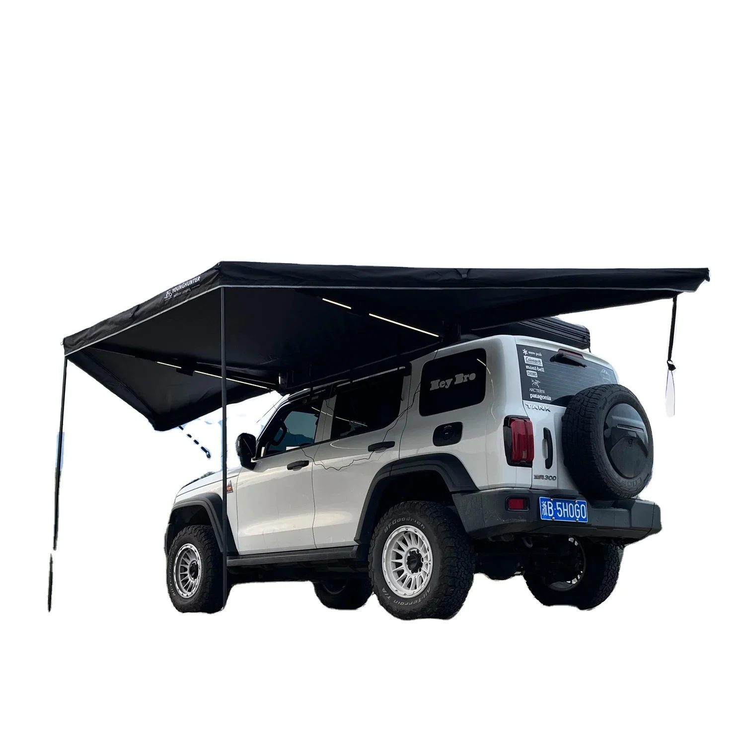 Camping Aluminum 1-2 Person Outdoor Pop Up Foldable Rooftop Roof Top Car Tent Triangle Clamshell Hard Shell Top Roof Tent