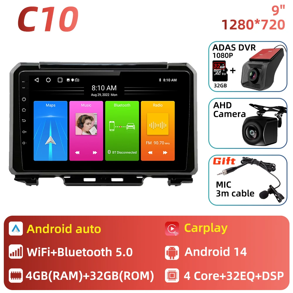 Android Car Radio for Suzuki Jimny 2018-2024