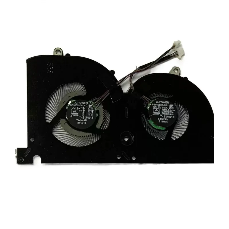 Laptop CPU GPU Cooling Fans For MSI GS76 WS76 Creator 17 GS76 Stealth 11UE 11UG 11UH Cooler Fan MS-17M1 17M1-CPU BS5005HS-U4Q