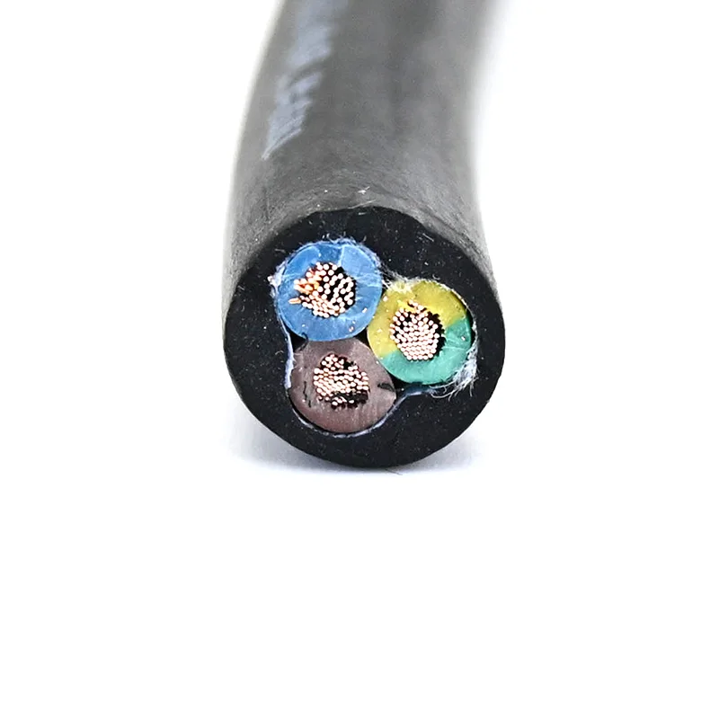 Outdoor Rubber Cable 2 3 5 Core 1mm² 1.5mm² 2.5mm² 4mm² Flexible Oil Weather Resistance EPR Insulated Electric Power Wire Cord