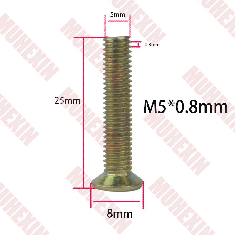 معلقة لوحة مسامير ثابتة ، M5 * 0.8 مسامير ، مجموعة الجوز ، الأجهزة ، أجزاء الإضاءة الحديد ، مصباح الملحقات