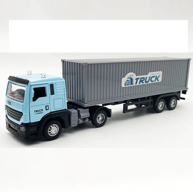 

Kids Carrier Hauler Truck Toy Transporter Engineering Vehicle Container Car Model Alloy Truck Toys For Kids Boys Gifts Souvenir