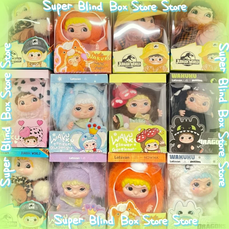 

Genuine New Wakuku Various Series Hang Tags Blind Box Pendant Cute Vinyl Doll Collection Desktop Ornament Fashion Trend Kid Gift
