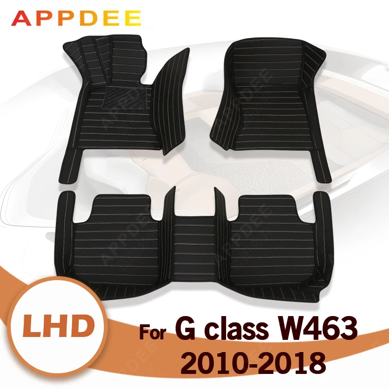 

APPDEE Car floor mats for BENZ G class（Four doors）W463 2010 2011 2012 2013 2015 2016 2017 2018 Custom auto foot Pads