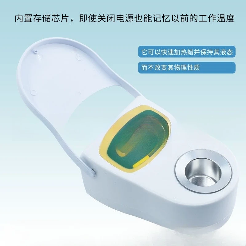 Dental single slot wax melting device, wax impregnator, dental technician automatic temperature control, rapid wax melting devic