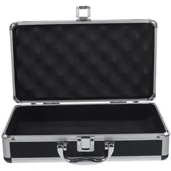 Lockable Tools Case Portable Aluminum Alloy Box Carrying Case Tools Large Capacity Storage Box Scarf Gift Box Carrying Suitcase