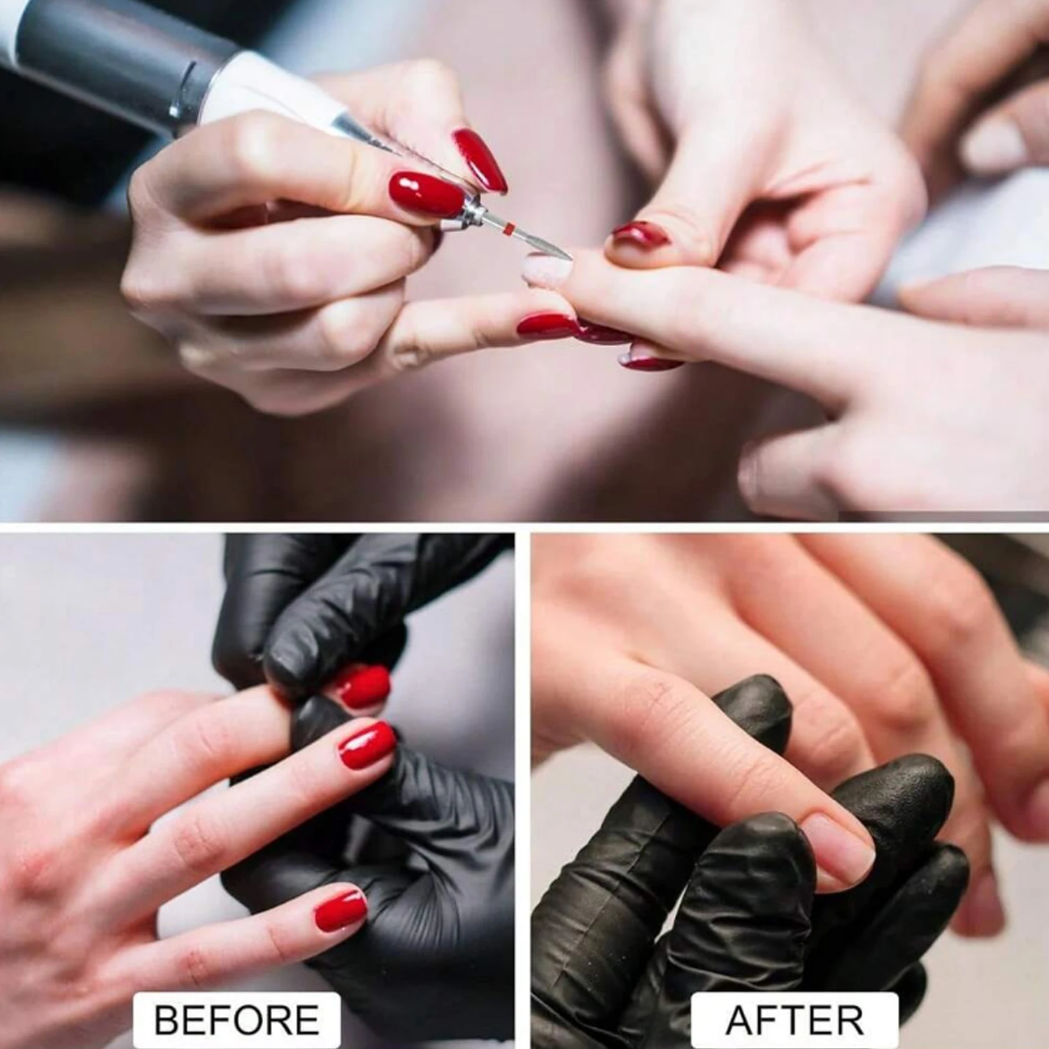 30-teiliges Set professioneller Diamant-Nagelbohrer, 3/32 Zoll Hartmetall-Nagelhautfräser für elektrische Maniküre und Pediküre, 30 Stück – Detail 2