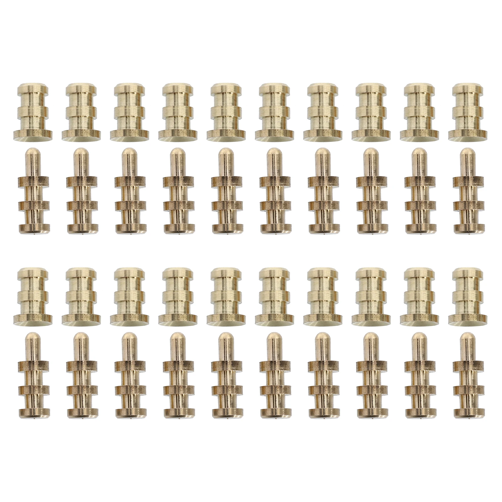 

20 set 20 Sets Table Bolt Sleeve Brass Dining Table Latch Board Holder Dowels Alignment Pin Furniture Connectors Sturdy