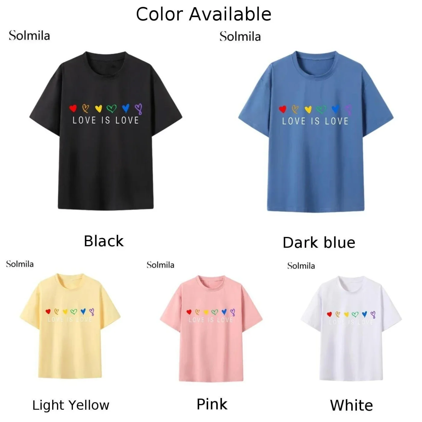 

Summer Women Simple T Shirt Comfortable Short Sleeve Letters Heart Prints Causal Tops Ladies Fashion Breathable Tees T-Shirts