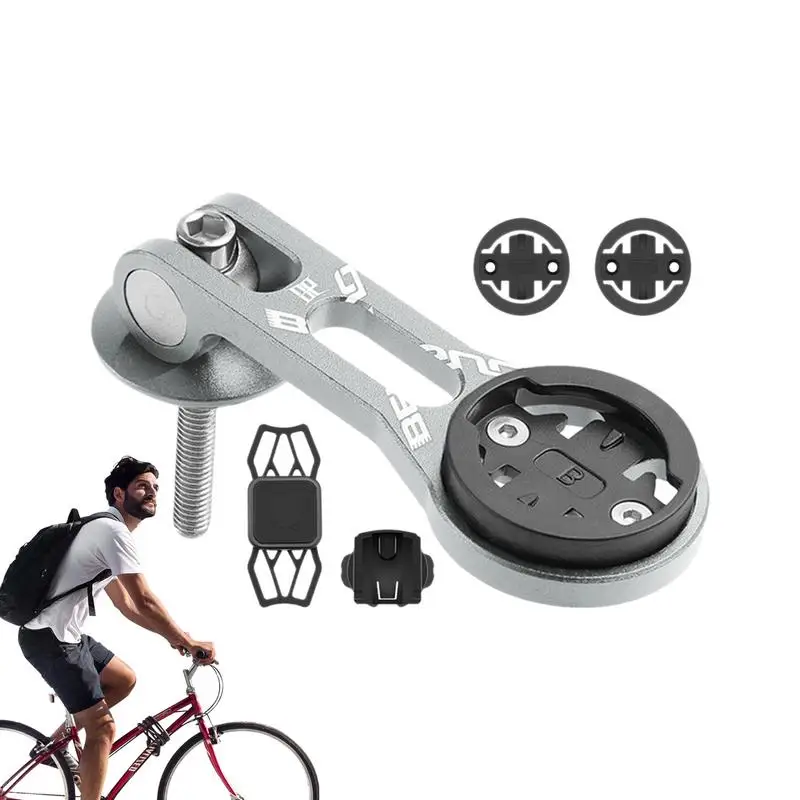 Bike Computer Holder Metal Bicycle Computer Holder Rustproof Mobile Camera Bracket Space-Saving Mount For Road Mountain Bikes