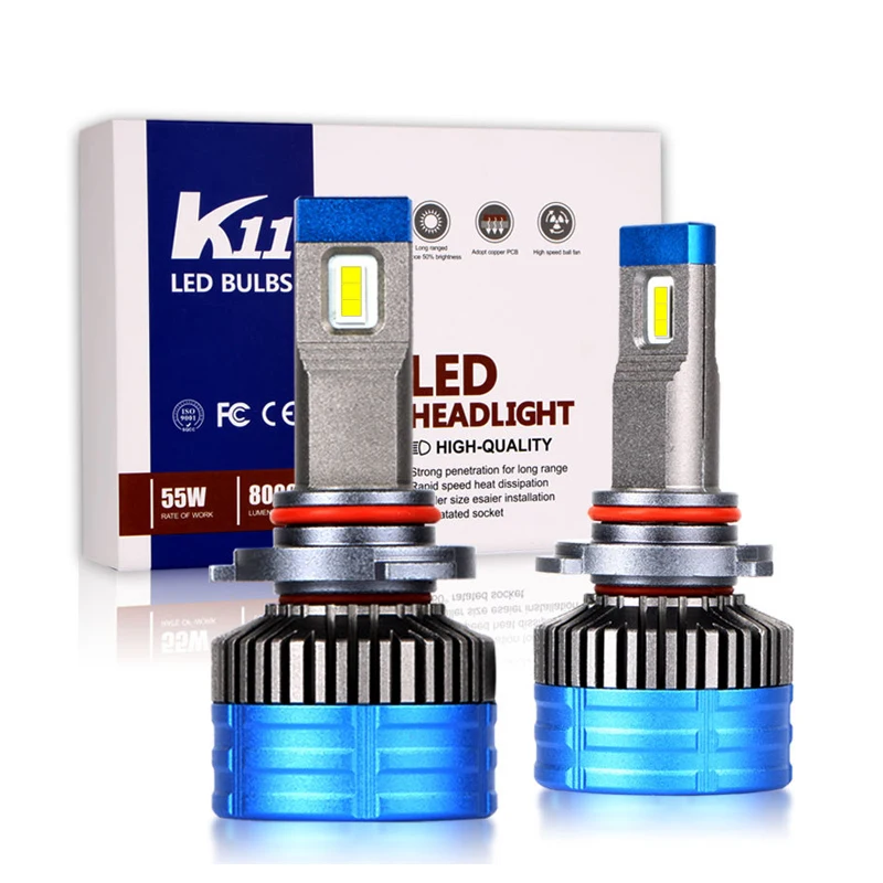 

H7 Led Headlight High Power K11 Canbus CSP Chip Bulb H13 H4 H11 9005 Hi-Low Beam Car Parts Motorcycle Accessories Led Headlights