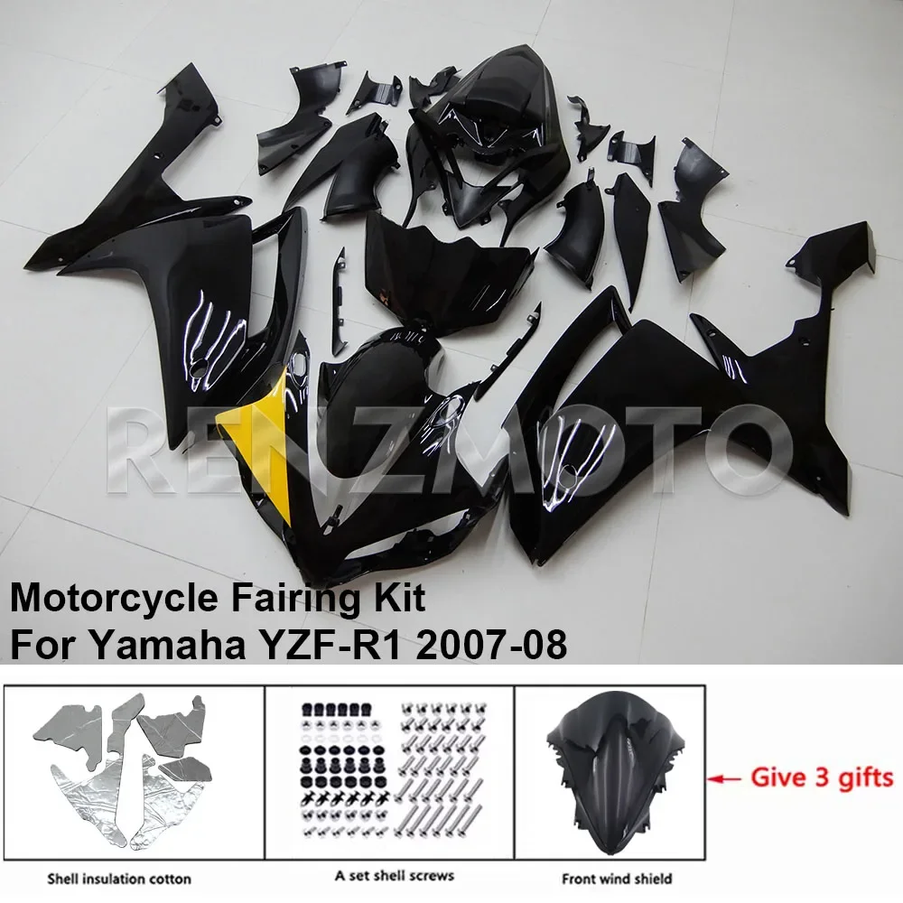 

Комплект обтекателей для мотоцикла, комплект кузова из пластика для YAMAHA YZF-R1 YZF R1 2007-2008, Аксессуары для кузова