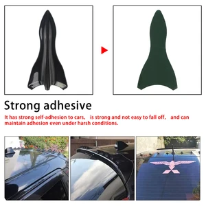 10 pcs Universal Rear Plutonium Roof Roof Shark Tubaron Spoiler Wing Kit Spoiler Roof Roof Spoiler Speiler Bumbox Tubar Born 10 Main Sales Universal Aerofolio - №6