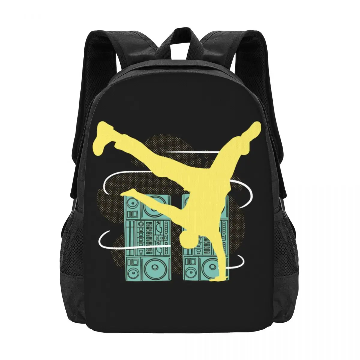 Breakdancer Hip Hop  Collaboration Backpack Large Capacity Cute Foldable 3d Printing