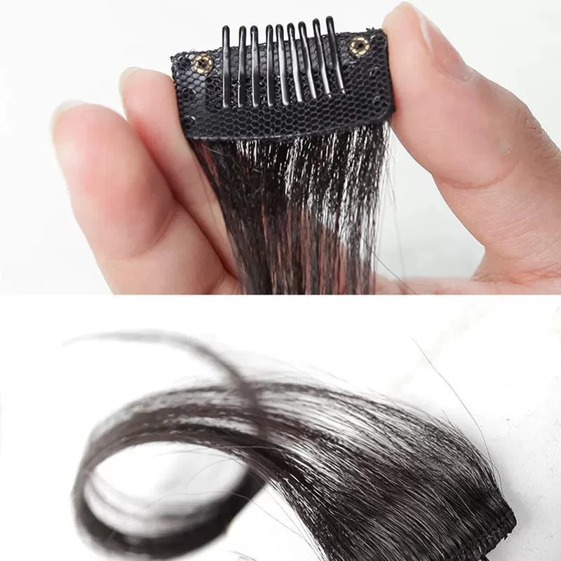 Synthetic Hair Bangs Clips Front Side Long Bangs Fake Fringe Clip In Hair Extensions Accessories for Women