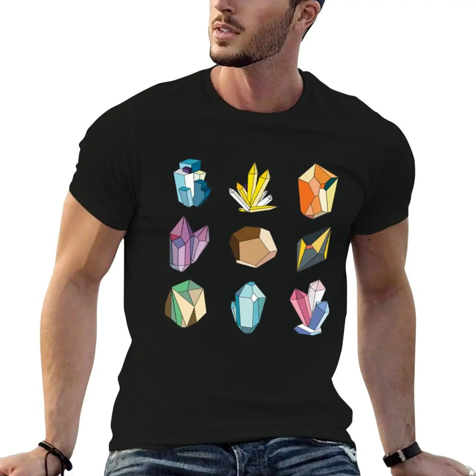 Eeveelution Crystals T-Shirt new gifts and t-shirts summer top summer 2025 mens shirts graphic tee