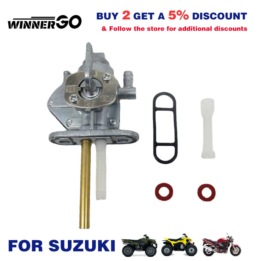 

Motorcycle Gas Fuel Tank Switch Valve Petcock Tap Pump For Suzuki Quadsport LT80 LTZ400 Z400 LTZ250 LTF300F GSF600 King Quad ATV