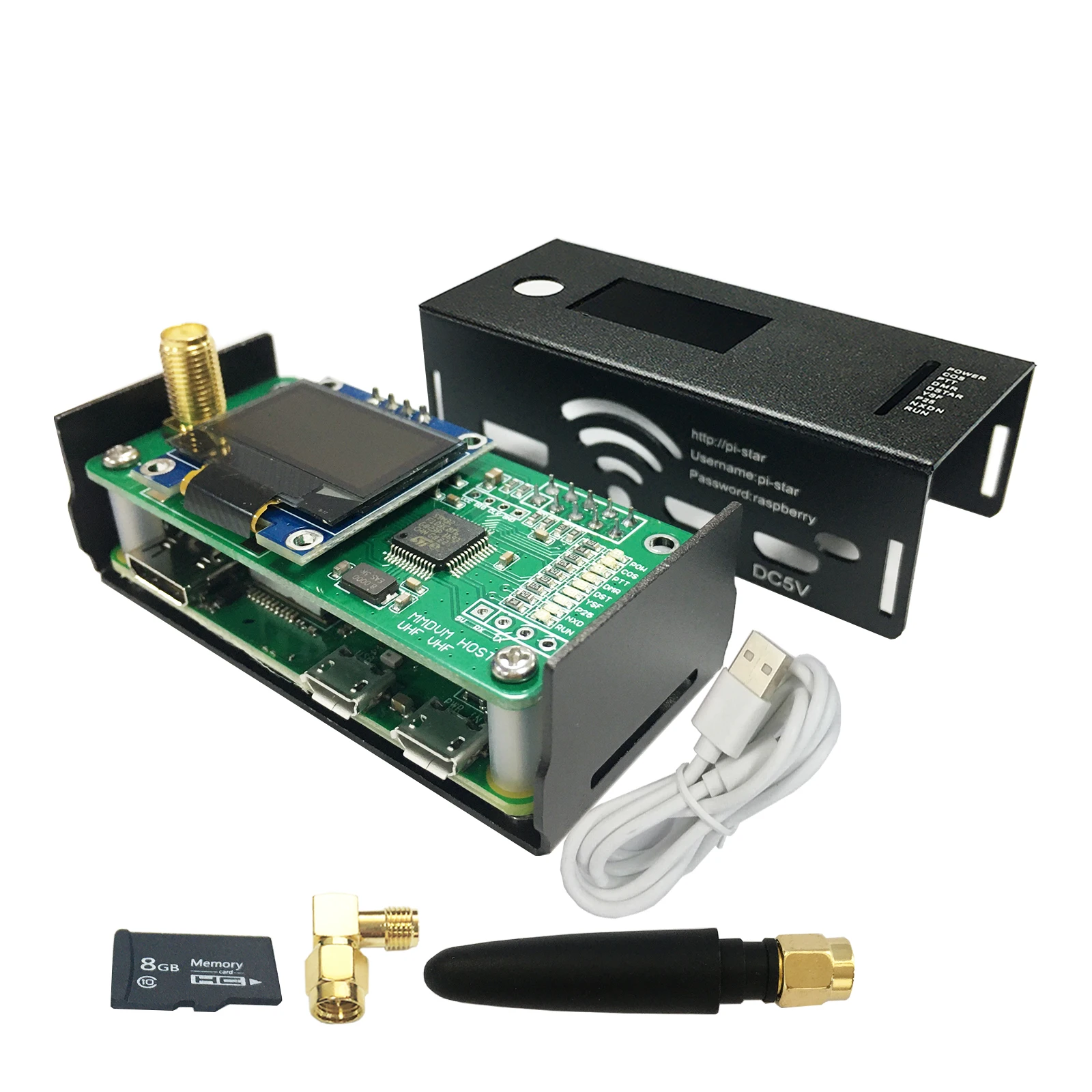 2025 atualizado 4.2 mmdvm dmr dstar ysf hotspot ponto rádio wifi modem de voz digital raspberry p zero w tela de duas cores pi-star