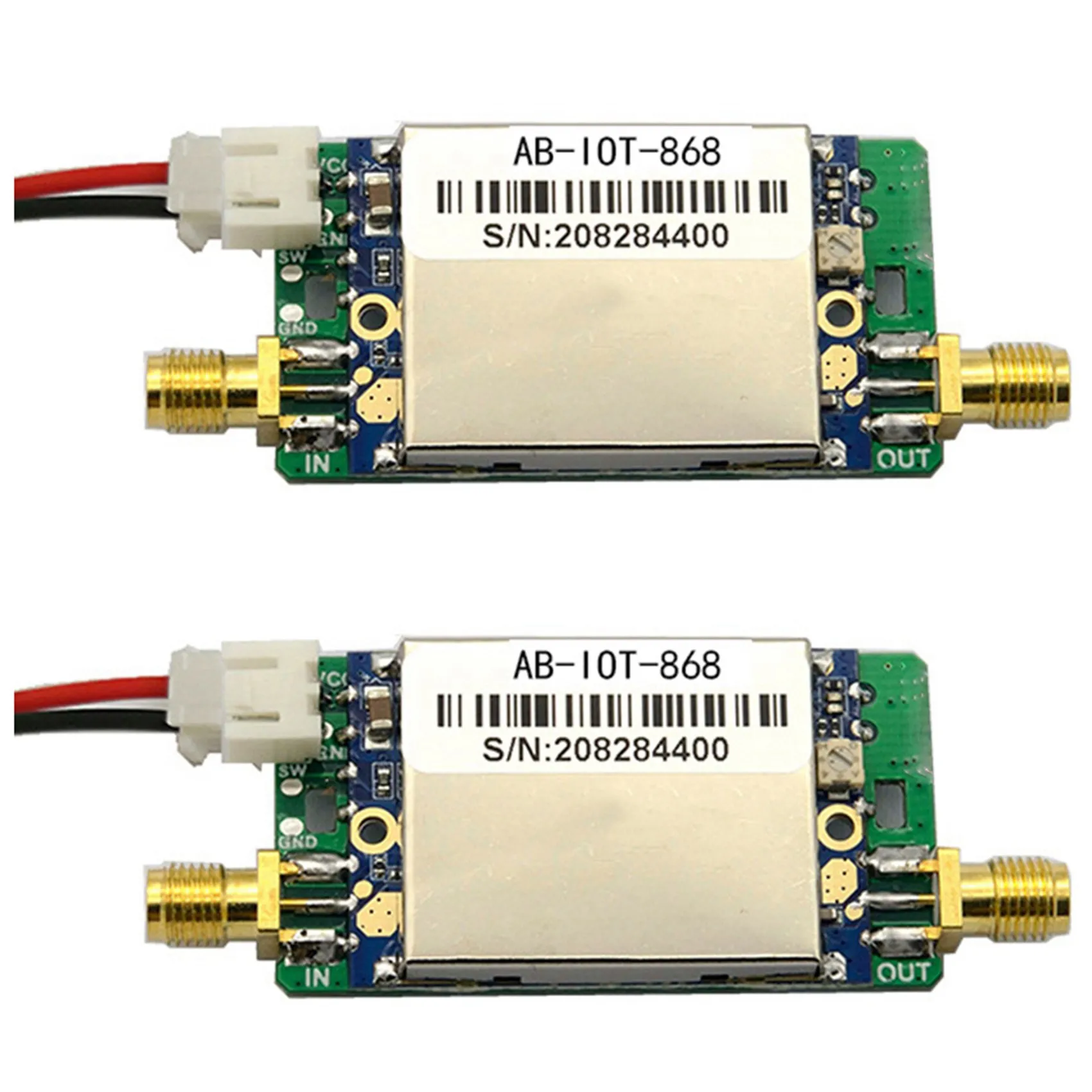 2X 868MHz for Lora Signal Booster Transmitting & Receiving Two-Way Power Amplifier Signal Amplification Module