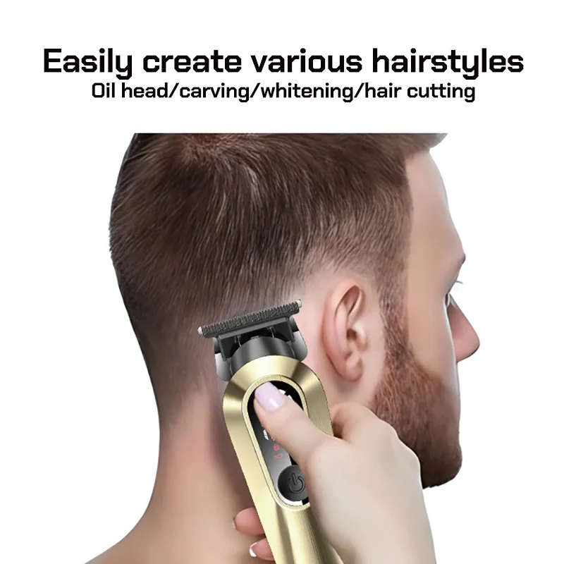 ماكينة تشذيب الشعر الاحترافية BRD-YT-816 7000 دورة في الدقيقة ماكينة قص الشعر أداة تشذيب اللحية ماكينة حلاقة نحاسية بيضاء وفضية وذهبية