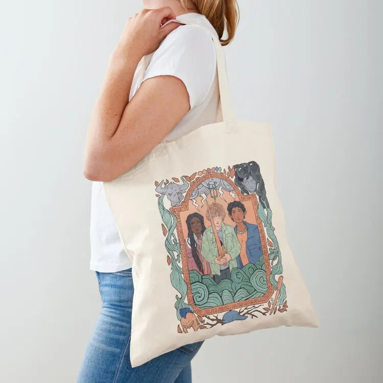 

Percy Jackson & the Olympians Tote Bag women bag foldable reusable bag tote university tote canvas