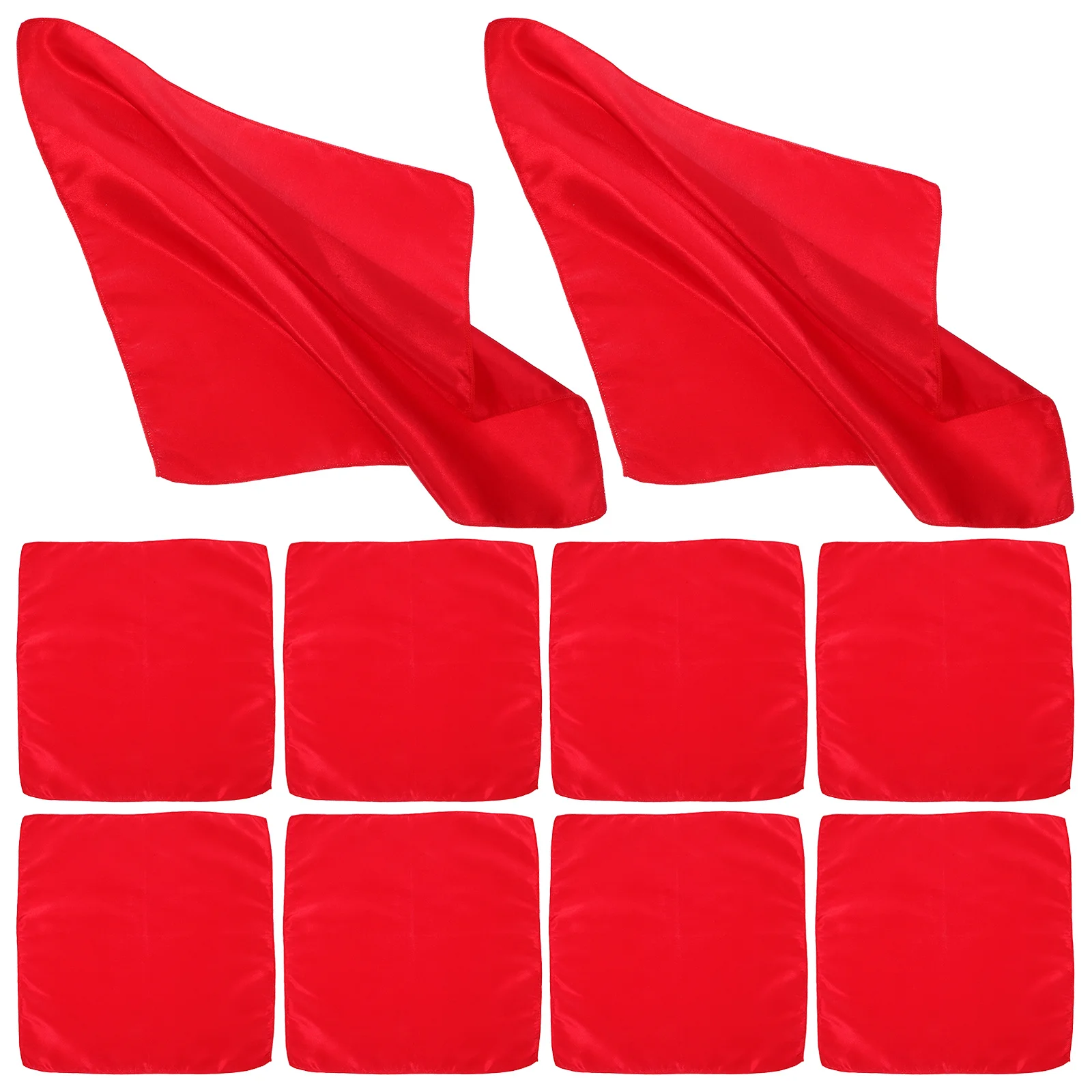 

50Pcs Polyester Satin Finish Napkins Soft Square Reusable Washable Dinner Napkins for Wedding Party Banquet Family Birthday