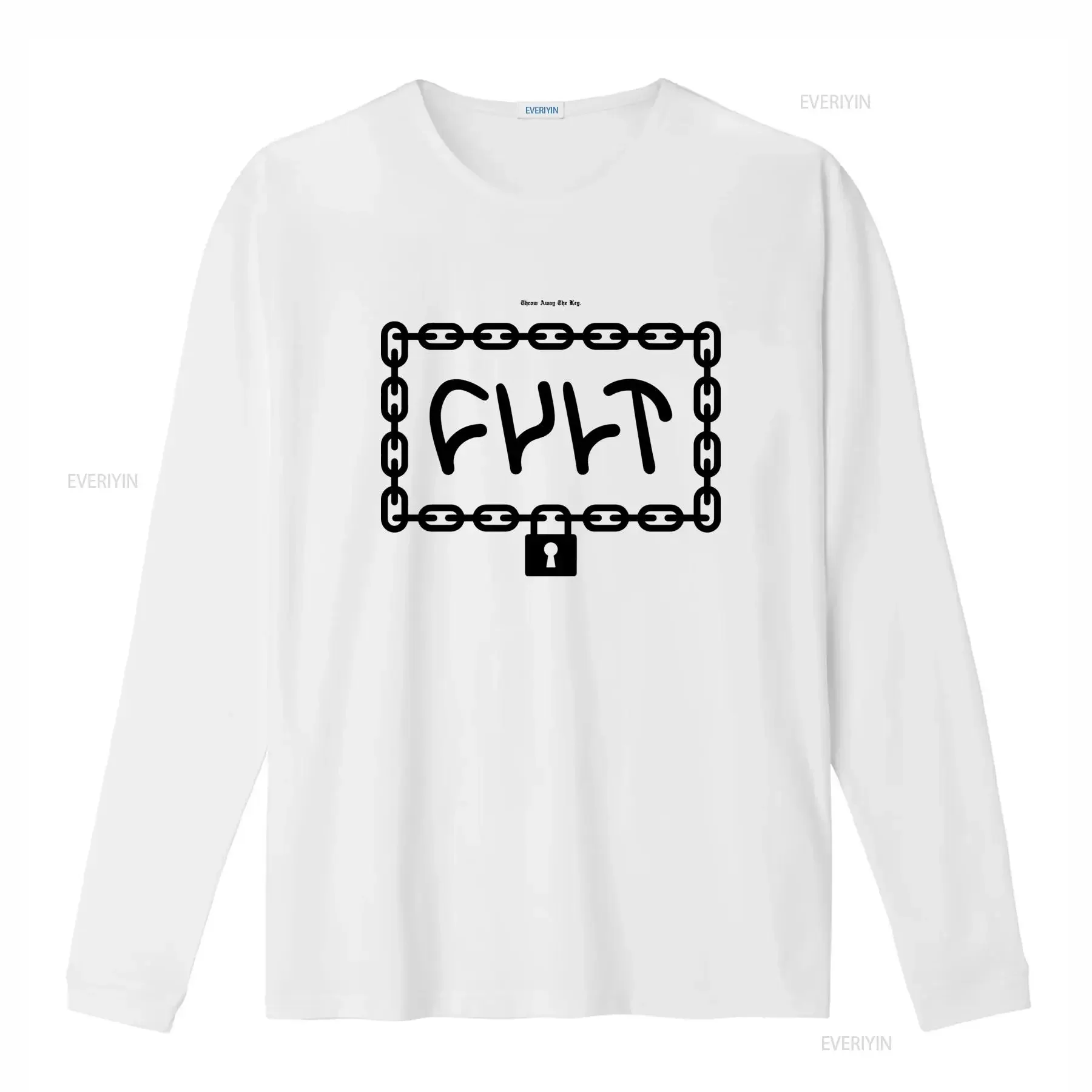 CULT BMX Mens Throw Away The Keys T Shirt Long or s Available vintage Washed Top For Everyday Wear Stylish streetwear Versatile