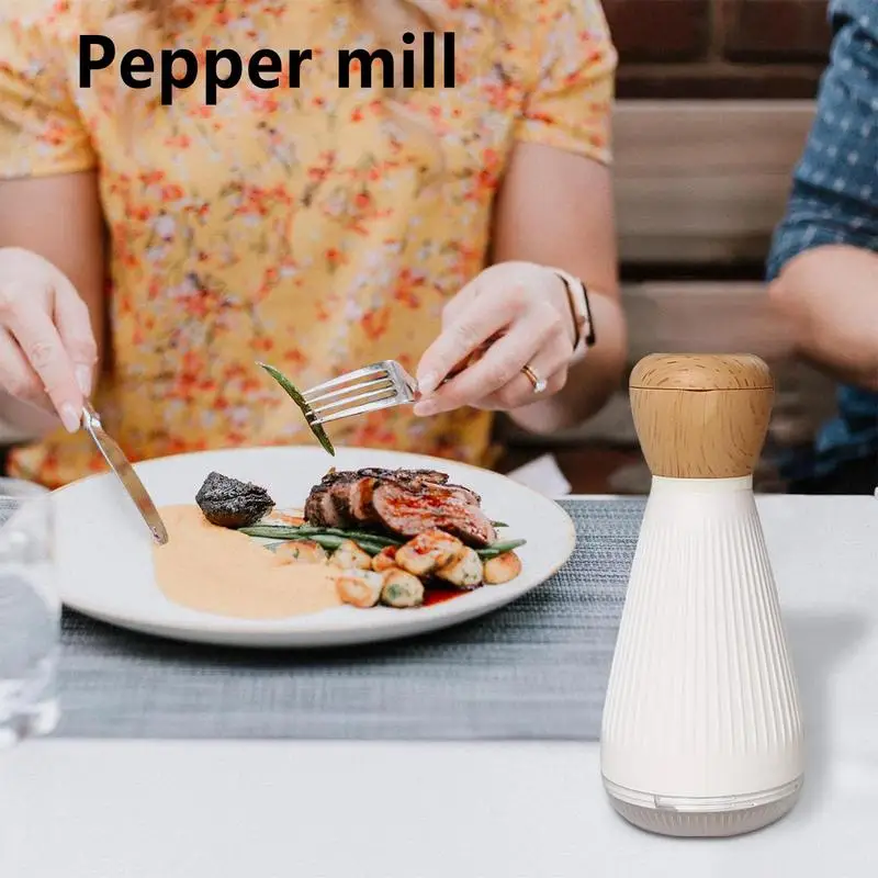 Molinillo de pimienta portátil para Sichuan, molinillo de sal recargable, molinillo Manual de pimienta negra, Gadget de cocina