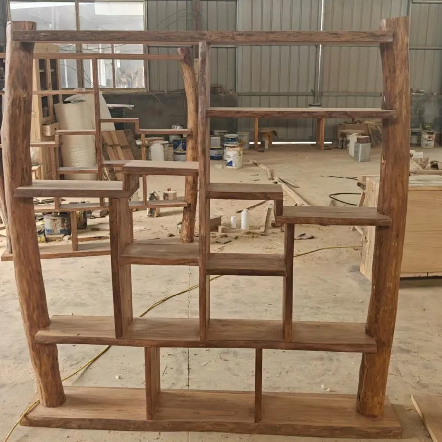 Bogu Rack Office Wenwan Tea Set Display Rack Duobao Pavilion Multi-layer Storage k Solid Wood Storage