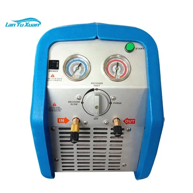 Air conditioning refrigerant recovery machine 3/4HP 1HP Refrigerant Gas Recovery Unit for R32 R410A R134a