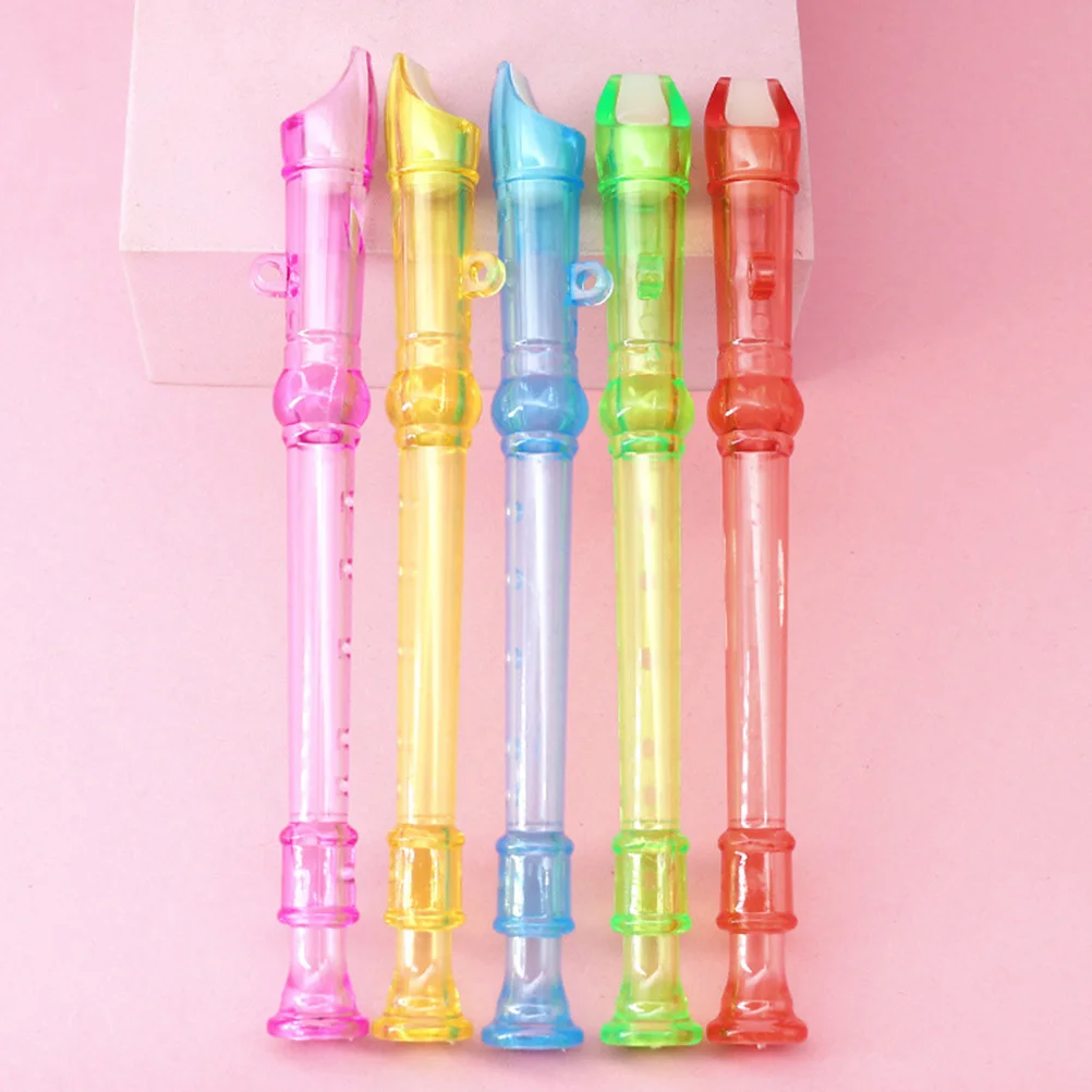 

10 Pcs 's Early Childhood Education Flute Clarinet for Beginners Musical Instruments Plastic Student