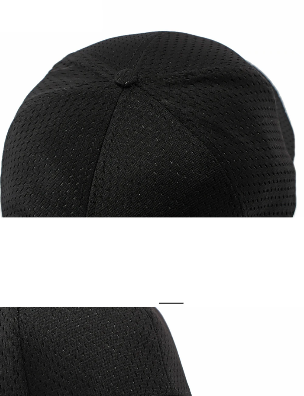 HT5121 Kurzschirmmütze für Herren und Damen, Unisex Frühling Sommer Atmungsaktive Trucker Mesh Snapback Kappe, Verstellbare Baseballkappe für Männer und Frauen – Detail 3