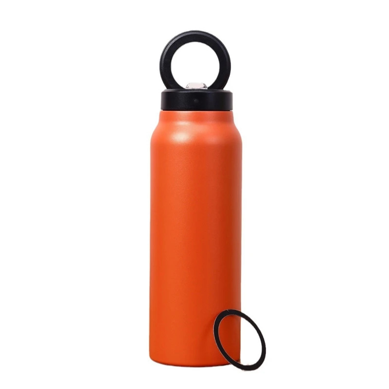 

Insulated Stainless Steel Water Bottle With Magnetic Phone Holder For Outdoor Sports,Double-Layer Vacuum Flask