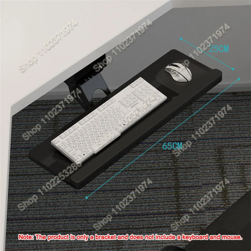 Ergonomic Sliding Tilting Wrist Rest Keyboard Holder with Mouse Pads for Computer Desk Keyboard Tray Stand