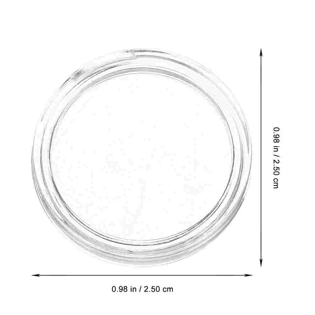 200 шт., круглая прозрачная коробка для монет, органайзер для монет, акриловые циталы для настольной игры Quedlinburg