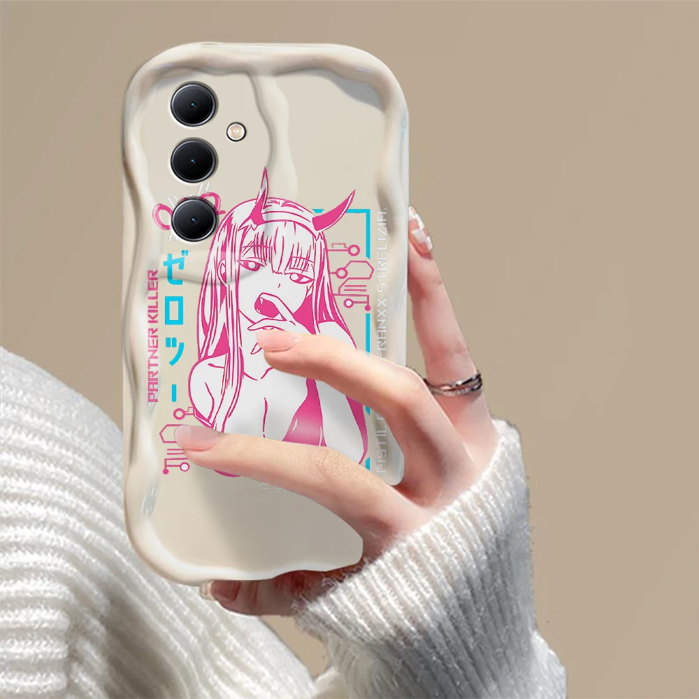 Darling in the Franxx 3D Wave Case For OPPO A98 A94 A93 A92 A79 A78 A76 A58 A57 A55 A38 A33 A17 A16 A15 2020 4G 5G Back Cover