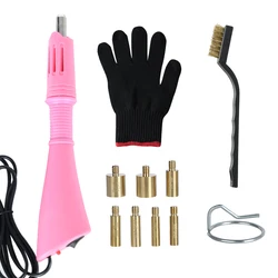 Hot Fix Applicator 7-in-1 Hotfix Rhinestone Applicator Wand Setter Tool Kit with 7 Tips Kit for DIY Clothes Clothing Fabric