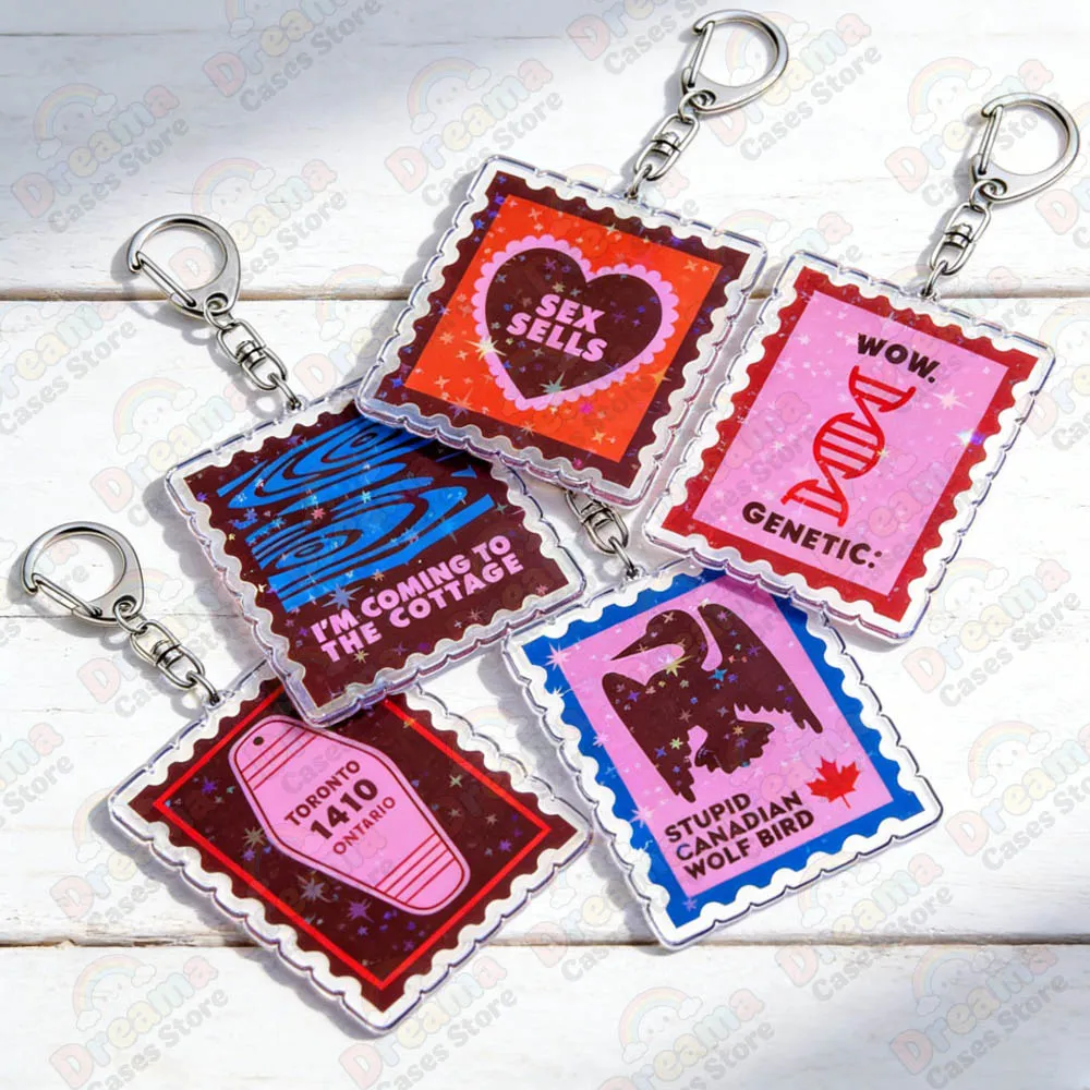 Heated Rivalry Stamp Shane Hollander Ilya Rozanov /1410 / Wow Genetic / I'm Coming To The Cottage / We Didn't Even Kiss Keychain