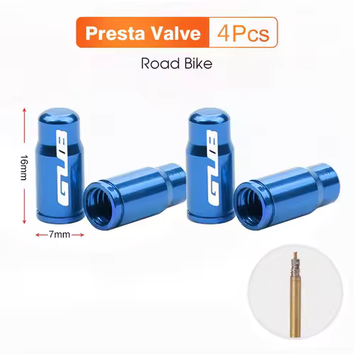 2pcs GUB Aluminum CNC Bicycle Tire Valve Cap MTB Road Bike Tube Tyre Gas Nozzle Cover for AV FV Schrader Presta Valve Dustproof - Image 17