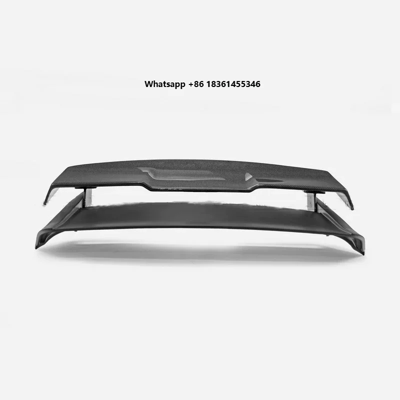 

For GR Yaris modified Rear spoiler Top wing body kit Car Accessories half Carbon fiber Tail Wing