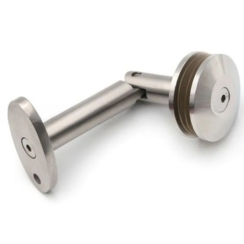 glass bracket, movable glass connector, wall bracket single rod, fixed connection hardware accessories