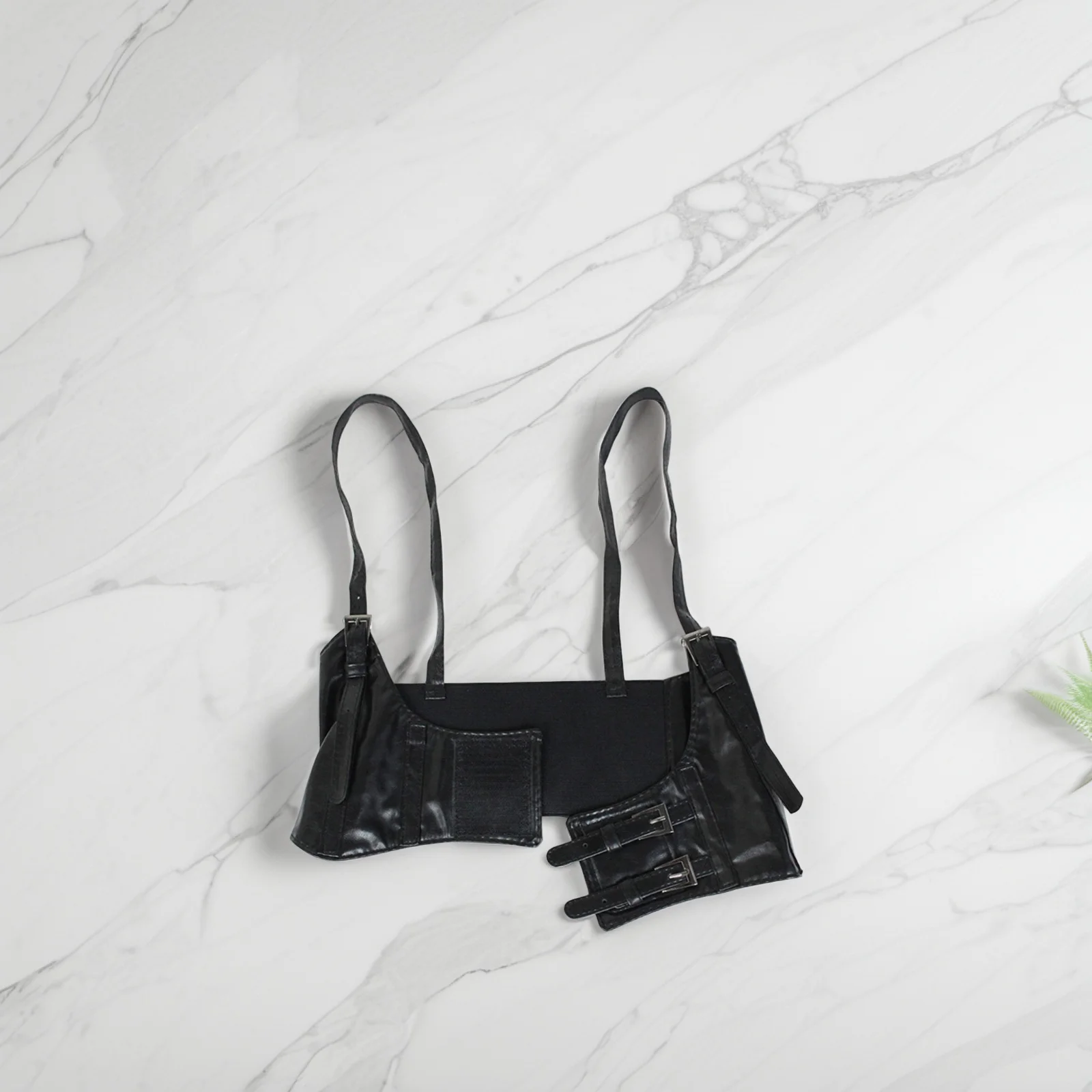 เข็มขัดยีนส์ PU แบบยาว สไตล์พังก์ ปรับได้ เครื่องประดับแฟชั่นโกธิค สายคาดเอวสำหรับงานเทศกาลและปาร์ตี้